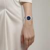 Mido Женские часы серии Huaxi с кварцевым механизмом, водозащитой 30 метров, 31 мм, синий циферблат, корпус из нержавеющей стали, ремешок из нержавеющей стали M043.023.11.496.00