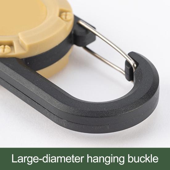 Ретрактор для нахлыстовой рыбалки, бейдж-ролик с тросом, многоцелевой, вращающийся на 360 градусов, брелок, карабин, товары для кемпинга