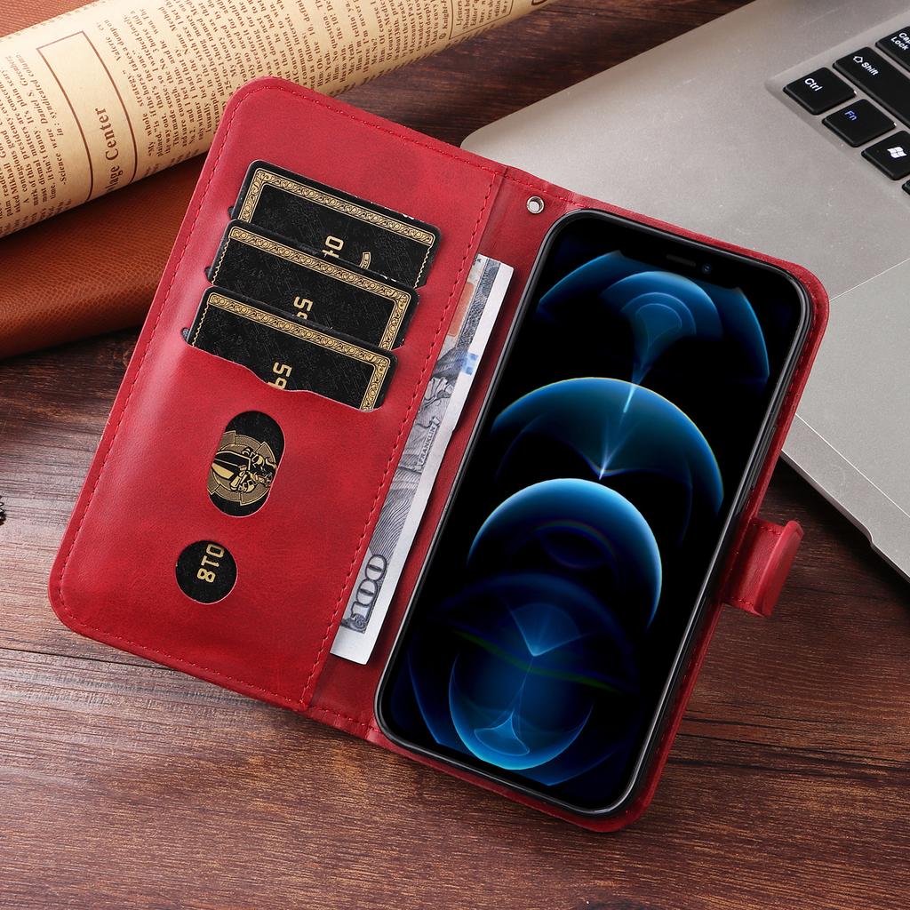 For Motorola Moto G86 Power 5G/G86 5G PU Leather Cases with Zipper Pocket Wallet Phone Cover Stand