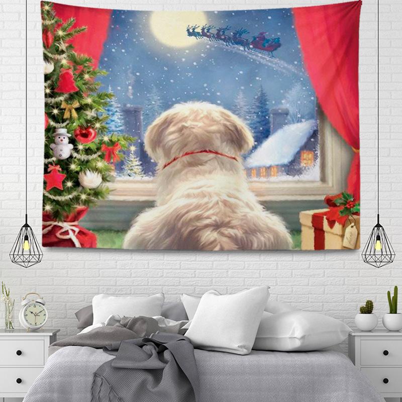 Рождественская серия Подвесной тканевый гобелен