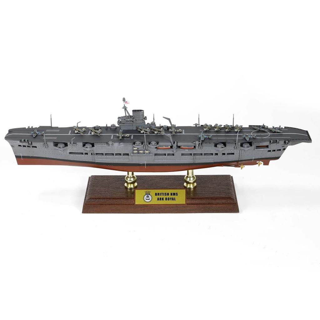 Корпус авианосца Королевского флота WALTERSONS Ark Royal, готовый продукт 1/700, Вторая мировая война (Полная версия)