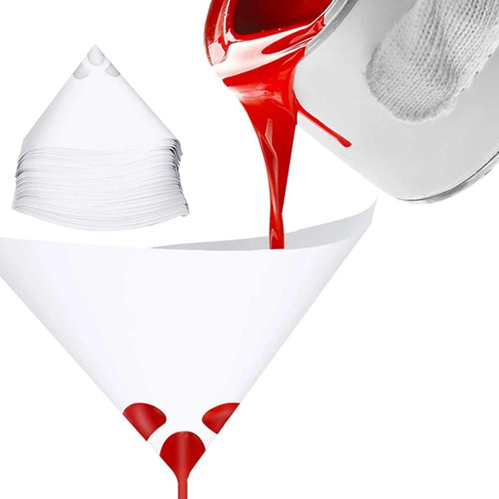 Нейлоновый Микронный Конический Фильтр для Краски Воронка Бумажный Фильтр для Краски Бумажные Воронки Очищающая Процеживающая Чашка