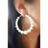 Жемчужные серьги-кольца