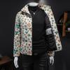 Мужская высококачественная жакардовая куртка с 90% пуха - Осенне-зимняя коллекция 2025