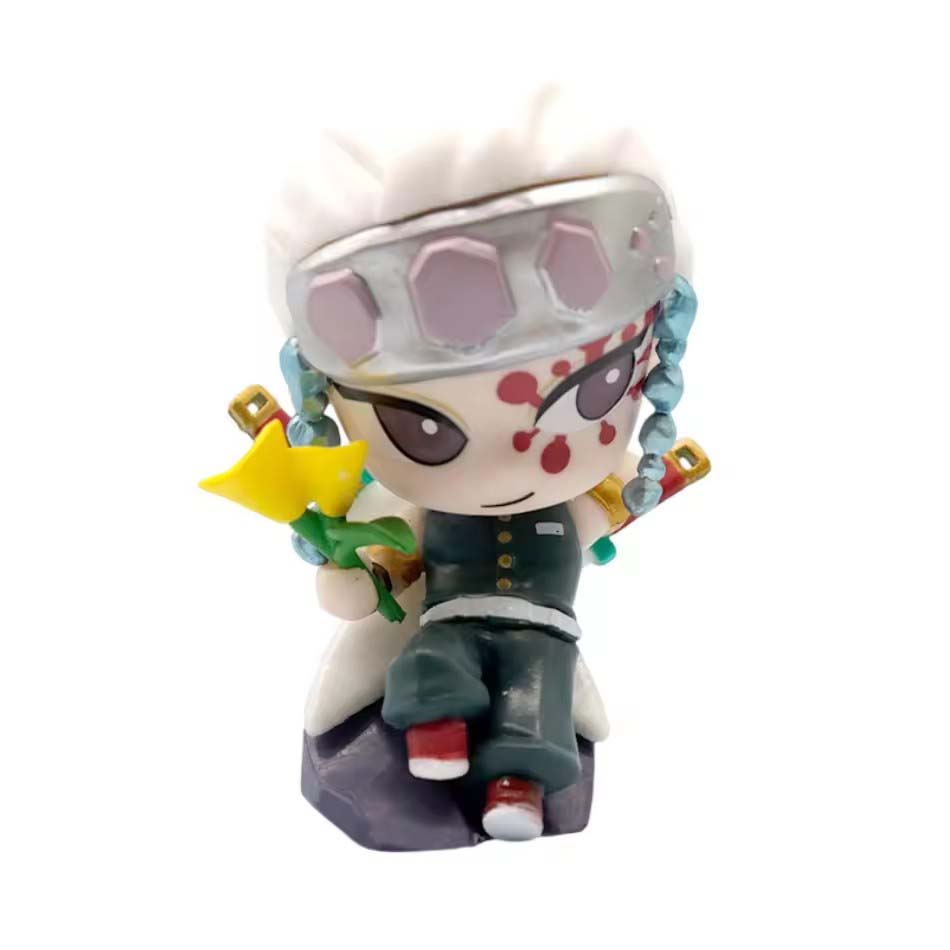 Продано 1-12 шт. Аниме Клинок, рассекающий демонов Модель Танджиро Камадо Незуко мультяшная фигурка ПВХ модель украшение детский Рождество Хэллоуин подарок