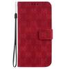 Personalized Embossed Pattern Matte PU Leather Wallet Case for Iphone Samsung Xiaomi Huawei Honor Google Full-body Protective Lanyard Flip Cover