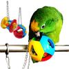 Colorful Parrot Ball Toys Plastic Bird Cage Hanging Toys  Cockatiel Brinquedos