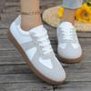 Spring and Autumn New Style Round Toe Soft Soled Casual Shoes Fashionable and Comfortable White Shoes Sports Shoes for Women