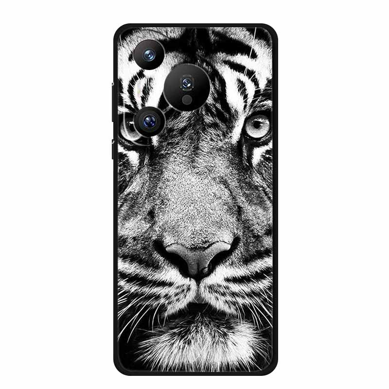Чехол для телефона Huawei Pura 70 Pro Модный Черный Силиконовый Мягкий Задний Чехол-Крышка Для Huawei Pura 70 Pro Чехол 70Pro Pura70 Pro Корпус