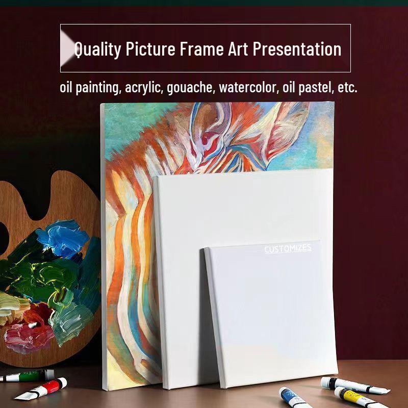 Акриловый Холст Маслом с Внутренним Подрамником из Массива Дерева - Чистый Хлопок Лен для Масляной Живописи