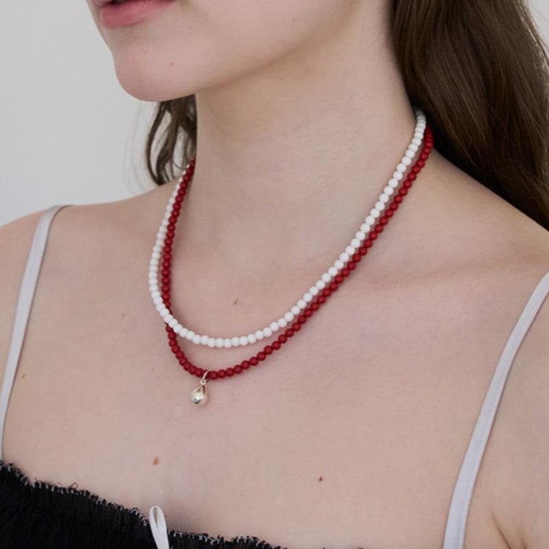 STILL INSTANT Rose with Dew - Necklace 14 (2colors)
