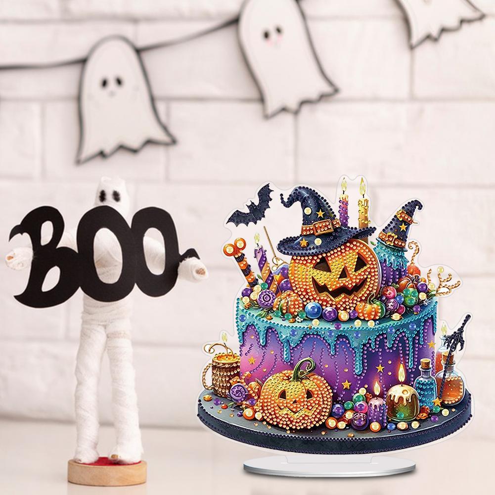 Halloween Faux Painting Kit Stress-relief Faux Painting Halloween Themed Painting Kit for Kids Diy Special Shaped for Crafting