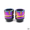 2PCS Burning Titanium Motorcycle Frame Slider Aluminum Front Fork Cup Falling Crush Protector Carbon Fiber for Motorbike