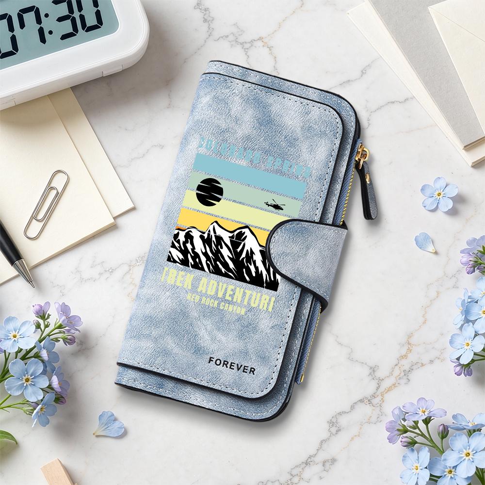 Adventure Style Wallet Colorado Spring Design Multi Card Holder Purse