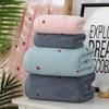 New Strawberry Embroidered Towel Bath Towel Solid Color Soft and Absorbent Adult Towels for Home Gym Face Washing Towels