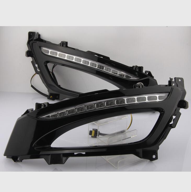 Kia K5 (2011-2013) Сборка дневных ходовых огней и противотуманных фар