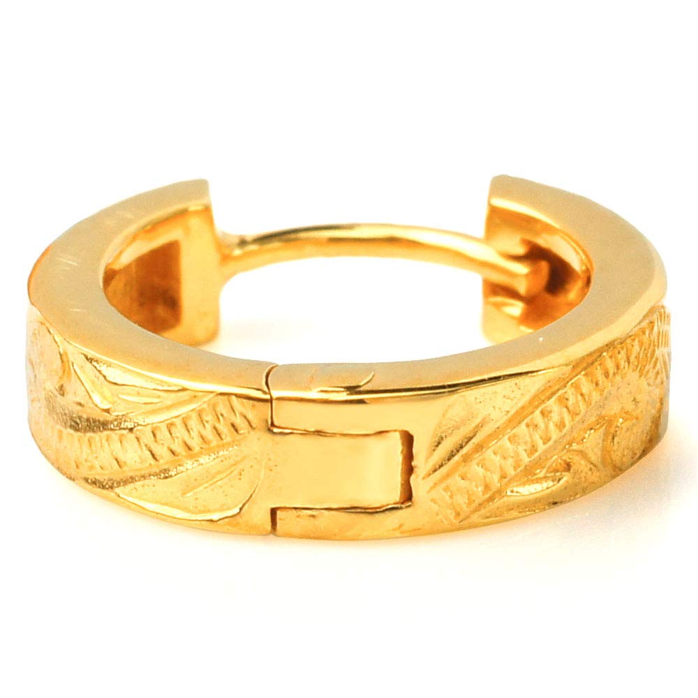 Серебряное кольцо Гавайское продается поштучно золотое pi0531-gd [Название бренда 2PIECES] аксессуар, серьги, унисекс, стиль, (одиночная серьга),
