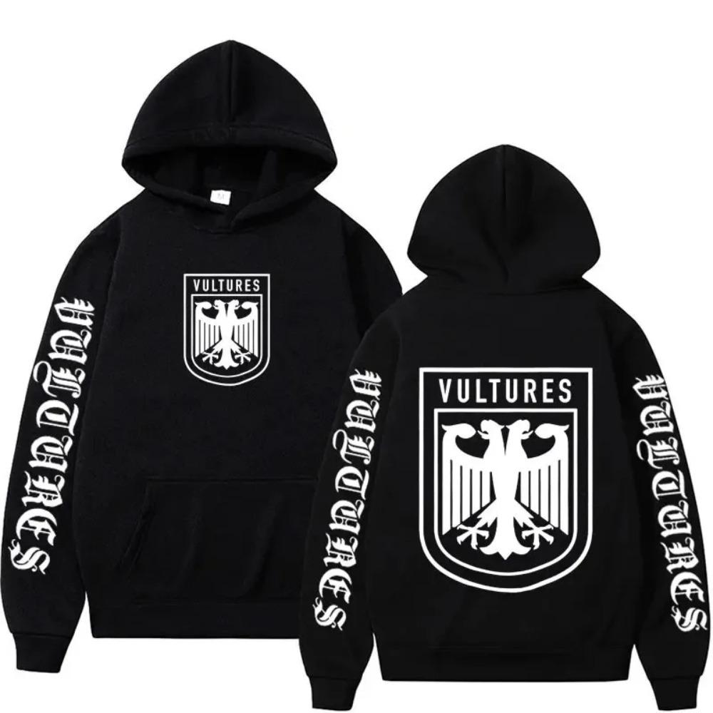Kanye West Ye Ty Dolla Sign YS Vultures Hoodie Men Women Vintage Hip Hop Rap Hoodies Men Harajuku Fashion Pullover Sweatshirts
