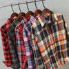 FEKEHA 2024 Autumn Plaid Shirt Women Long Sleeve Blouses