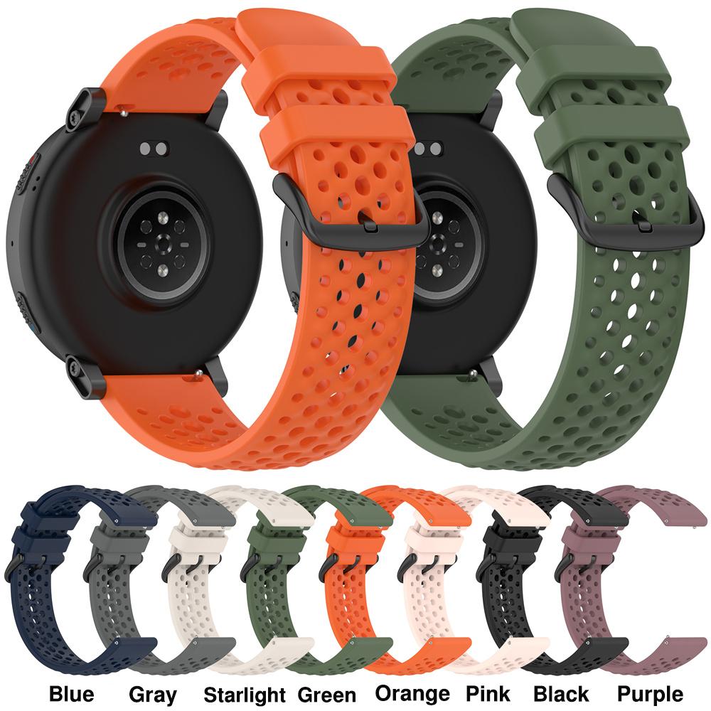 22mm Silicone Strap For Huawei Watch GT6 Pro GT6 46mm Amazfit Bip GTS 3 GTS 2 Mini Sport Xiaomi Watch S2 Sports Band Smartwatch Replacement Bracelet
