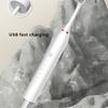 Ultrasonic Sonic Electric Toothbrush Rechargeable USB for Adults 6 Modes Smart Tooth Brushes IPX7 Waterproof 4 Replacement Heads