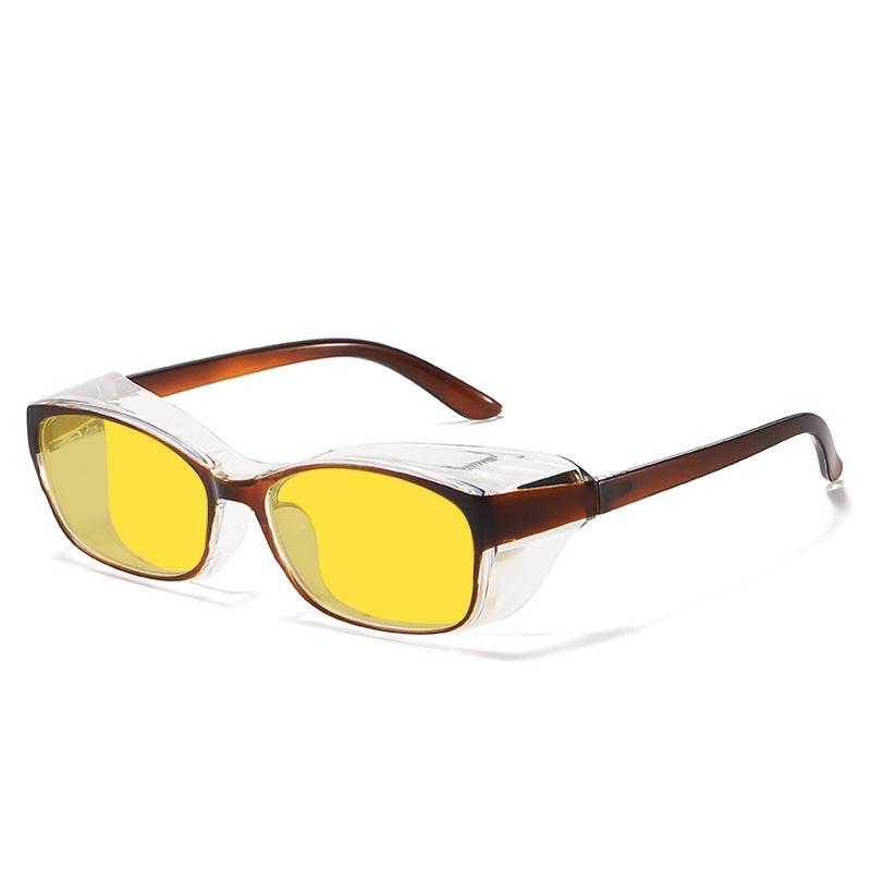 Новые солнцезащитные очки ночного видения с защитой краев, блокирующие синий свет, для просмотра мобильных телефонов, компьютеров, для защиты глаз