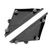 For Fiat 500 2012-2017 Rear Mirror Triangle Trim Plate Matte Black Door Mirror Flag Cover Moldings 1/2Pcs 1SJ85KX7AA 1SD00KX7AA