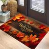 Autumn Maple Leaves Welcome Door Mats Home Decor Kitchen Hallway Balcony Rugs Carpet for Living Room Thanksgiving Decorations
