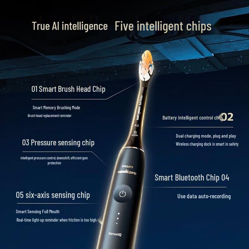 Philips Электрическая зубная щетка DiamondClean AI, штепсель CN (адаптер в комплекте)