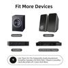 Monosaudio Speaker 400kg Weight Improved Audio Sound Vibration Compatible with 3M Tape and Screw for Home AV and Sound 4-Piece Insulators, Aluminum,