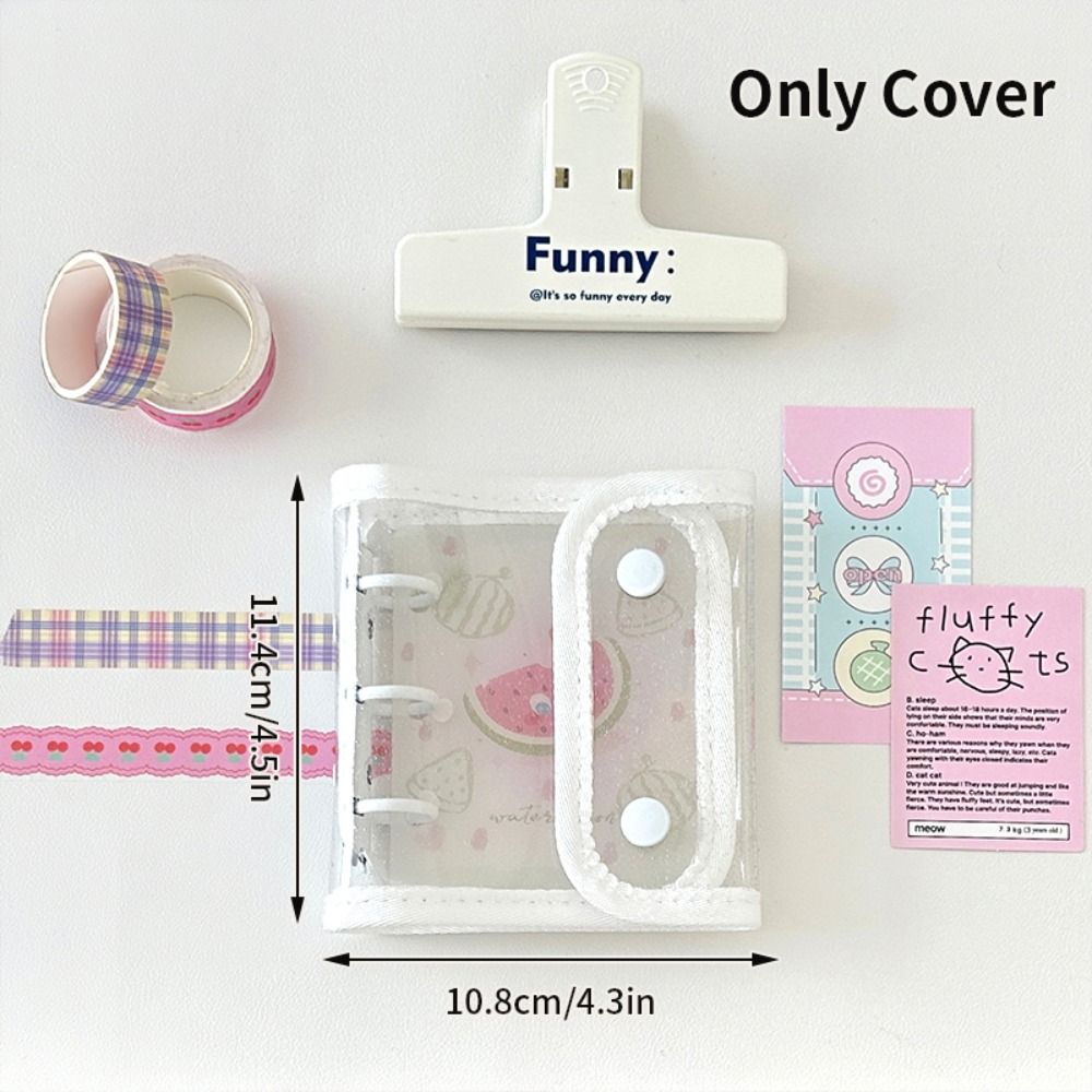 Альбом для фотографий с 3 кольцами, ПВХ альбом для фотокарточек, Новый альбом для коллекционирования карточек айдолов