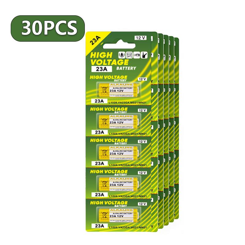 A23 23A 12V Alkaline Battery 23GA A23S E23A EL12 MN21 V23GA GP23A MS21 LRV08 For Doorbell Remote Control Electric Toy Carded