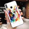YNDFCNB Animal dog cat fox peacock watercolor painting Phone Case For Huawei Honor 8X 8A 9 10 20 Lite 30Pro 7C 7A 10i 20i
