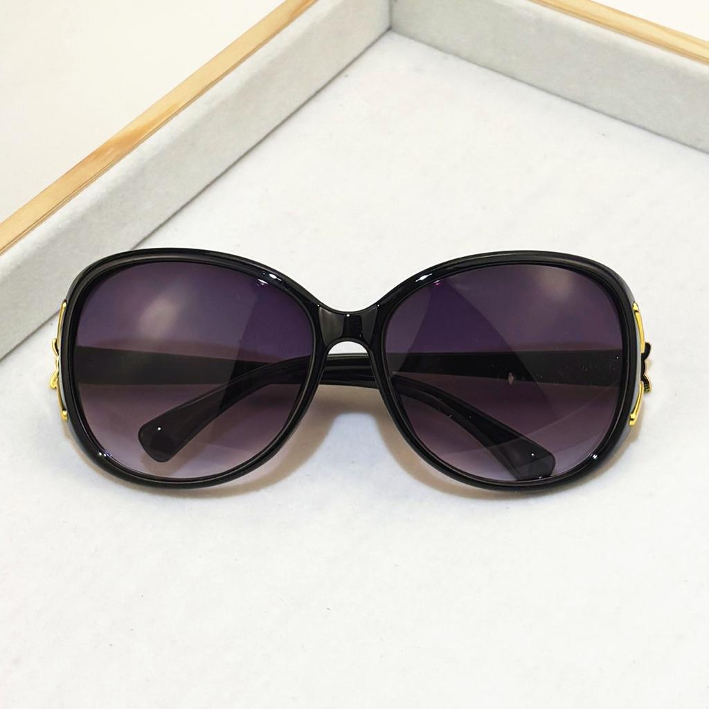 2PCS Fashion Oversized Sunglasses Women Plastic Female Big Frame Gradient Sun Glasses UV400 Mujer