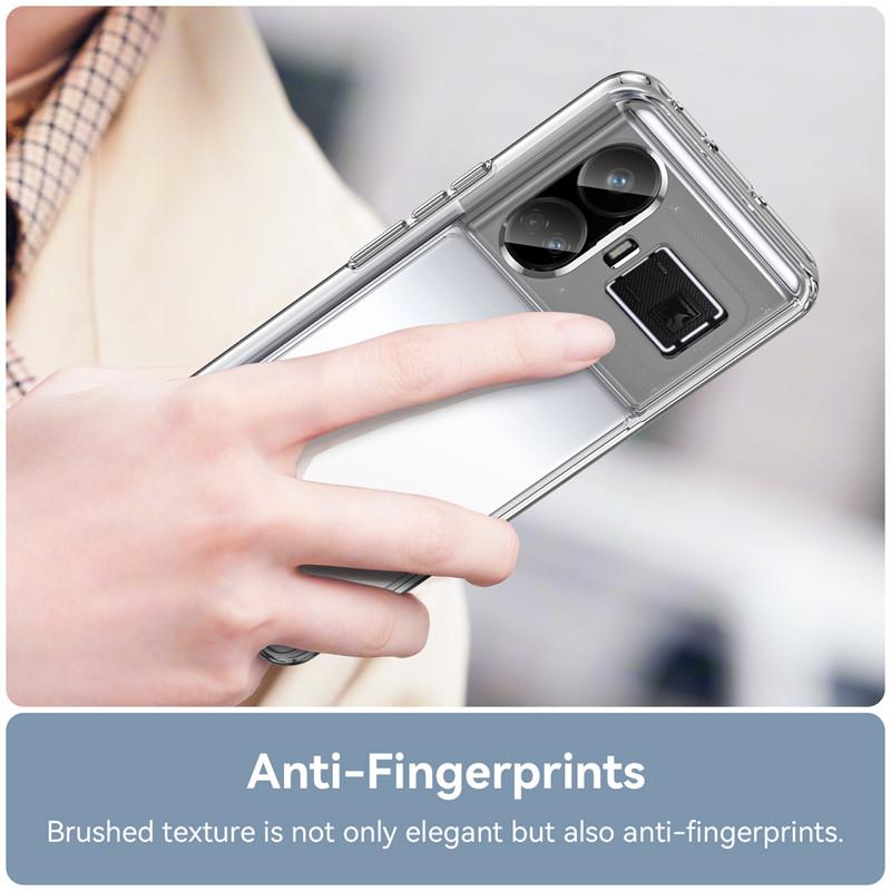 HATOLY для Realme GT5 чехол Realme GT GT5 чехол роскошный прозрачный чехол для ПК противоударный силиконовый защитный чехол для телефона Realme GT5