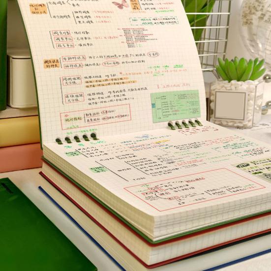 Loose-Leaf Notebook Horizontal Lines Squares Blanks Thickened Paper Dairy Notebook Home Study