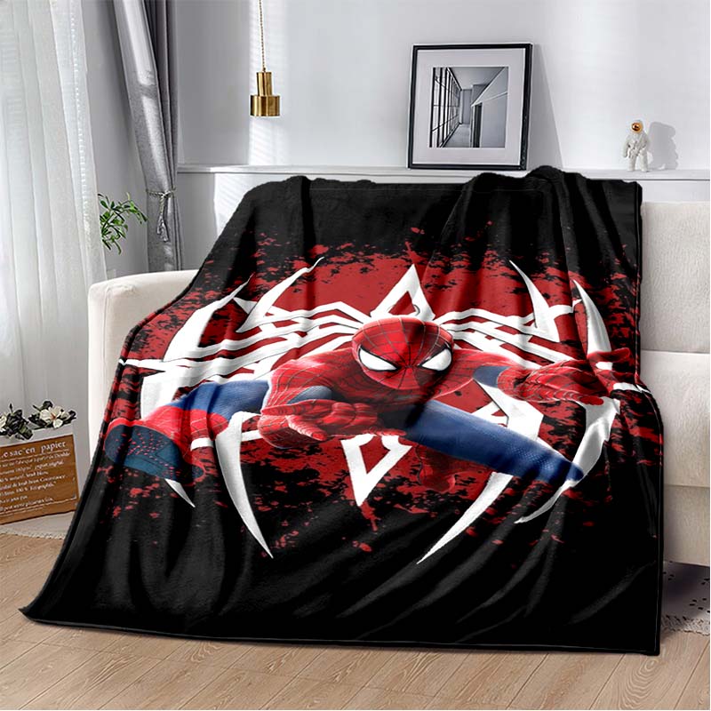 2026 New Spider-Man DIY Printed Blanket, Living Room/Bedroom Shawl, Suitable for Home, Office and Leisure Use, and Can Also Be