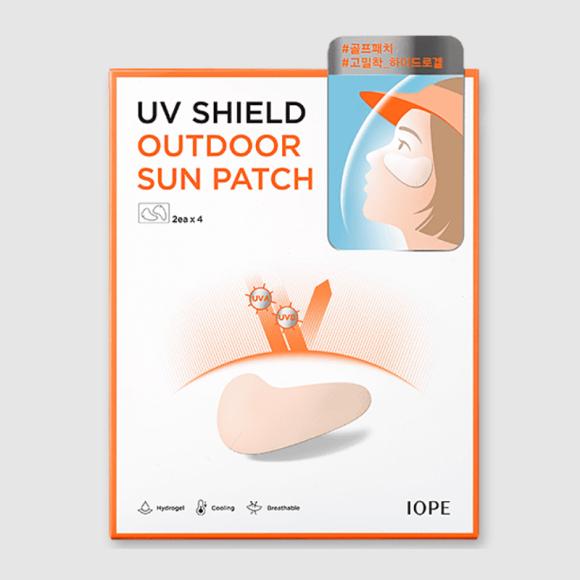 Iope Уличные солнцезащитные патчи UV Shield, блокирующие 93,5% UVA и 98,9% UVB, 3,5 г*4 шт. (3 варианта)