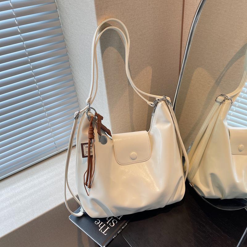 Premium Retro Large-capacity Bag Women's New Autumn and Winter Double Shoulder Back Bag Single Shoulder Tote Bag