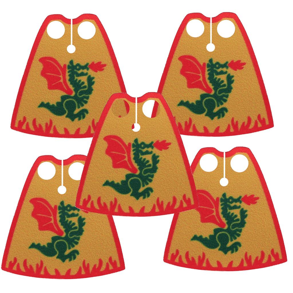 Набор Строительных Блоков MOC Офицерская Накидка Рыцари Льва Средневековье Фигурки Аксессуары Шарф Накидка из Искусственного Меха Блоки Игрушки Подарок Мальчикам