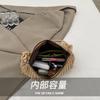 Простые вельветовые сумки через плечо для женщин Универсальная однотонная женская сумка под мышку Легкая портативная женская сумка-кошелек