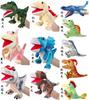 Interactive 11-Style Dinosaur Hand Puppet Soft Plush Role-Play Toys For Kids Educational Storytelling Gloves Birthday Gifts