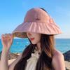 Летняя шляпа с оборками для рыбалки с широкими полями и защитой от УФ-лучей для повседневных занятий на открытом воздухе