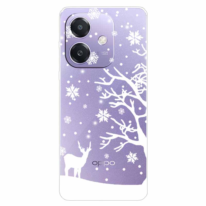Для Oppo A60 5G CPH2683 Чехол OPPO A40 4G CPH2669 Прозрачный Мягкий Силиконовый ТПУ Чехол с Рисунком для A60 5G Прозрачный Мягкий ТПУ Чехол A40 4G