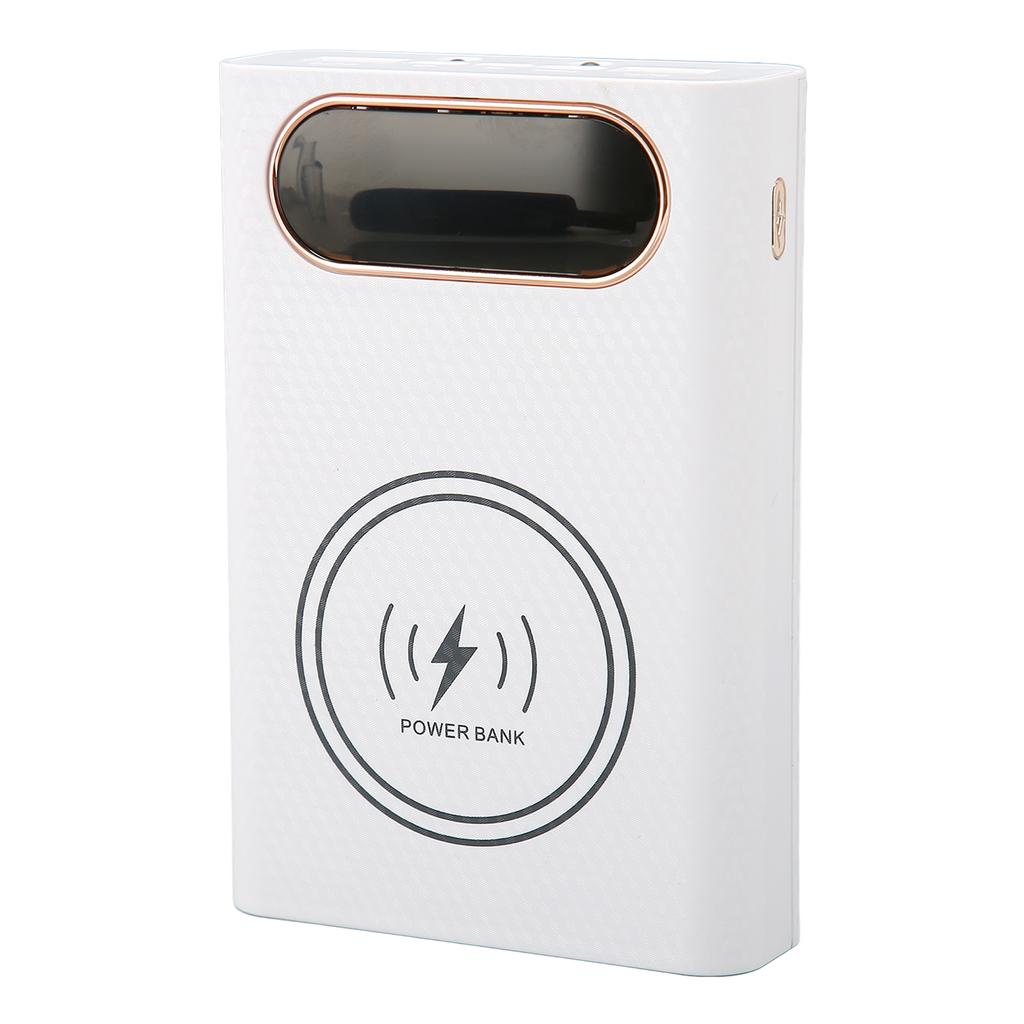 4x21700 аккумуляторный чехол для Power Bank быстрая зарядка 22,5 Вт DIY Power Bank Box 15 Вт беспроводная зарядка 21700