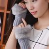 20201Pair Warmer Fingerless Gloves Women Winter Warm Gloves Hand Wrist Women Mitten Gloves