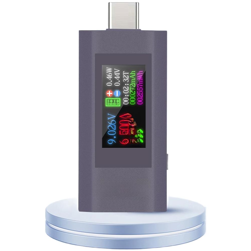 TypeC Charger Test Detector 430V Bidirectional Voltage Current Display with LCD Screen for QC 20 and QC 30 Devices