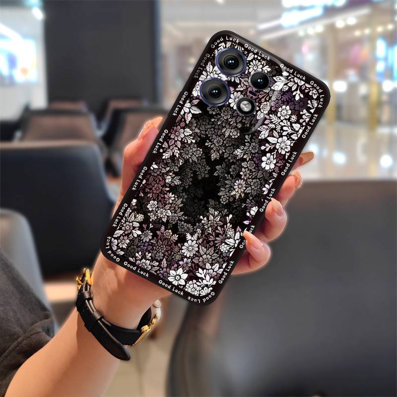 Graffiti Waterproof Phone Case For MOTO Edge50 Pro Soft case Phone Protector Anti-knock TPU Cute Protective Anti-dust