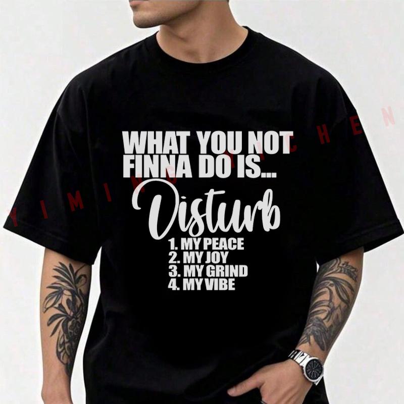 2026 Cotton Casual T-shirt Peace Happiness Struggle Graphic Motorcycle Tshirt Mens Summer Cycling Sportswear Tops Tee