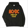 Autumn/Winter Rap Band AcDc Power Up Tour Fleece Warm Hoodie Loose Fashion Men and Women Hooded Long-sleeved Hoodie